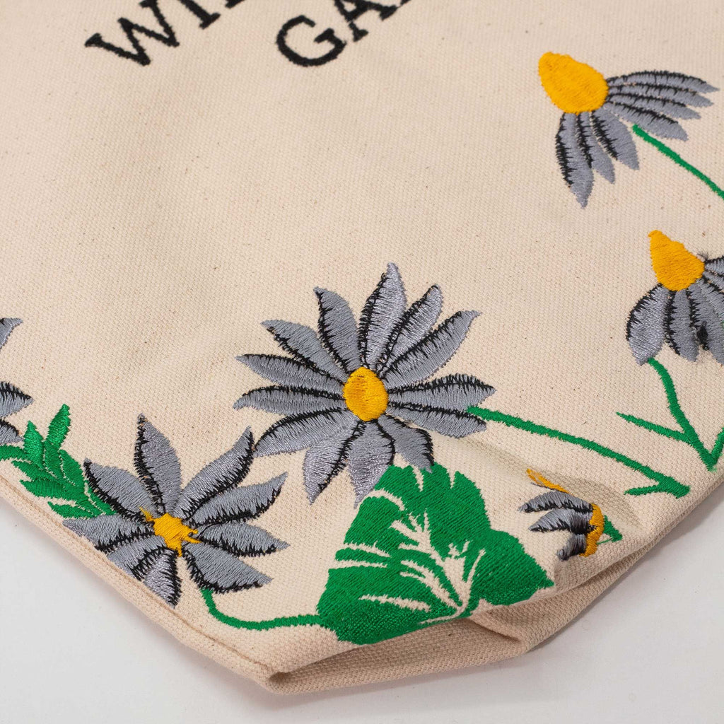 Agnes + Cat Wildflower Garden Tote Bag - Purple Flowers | Velora