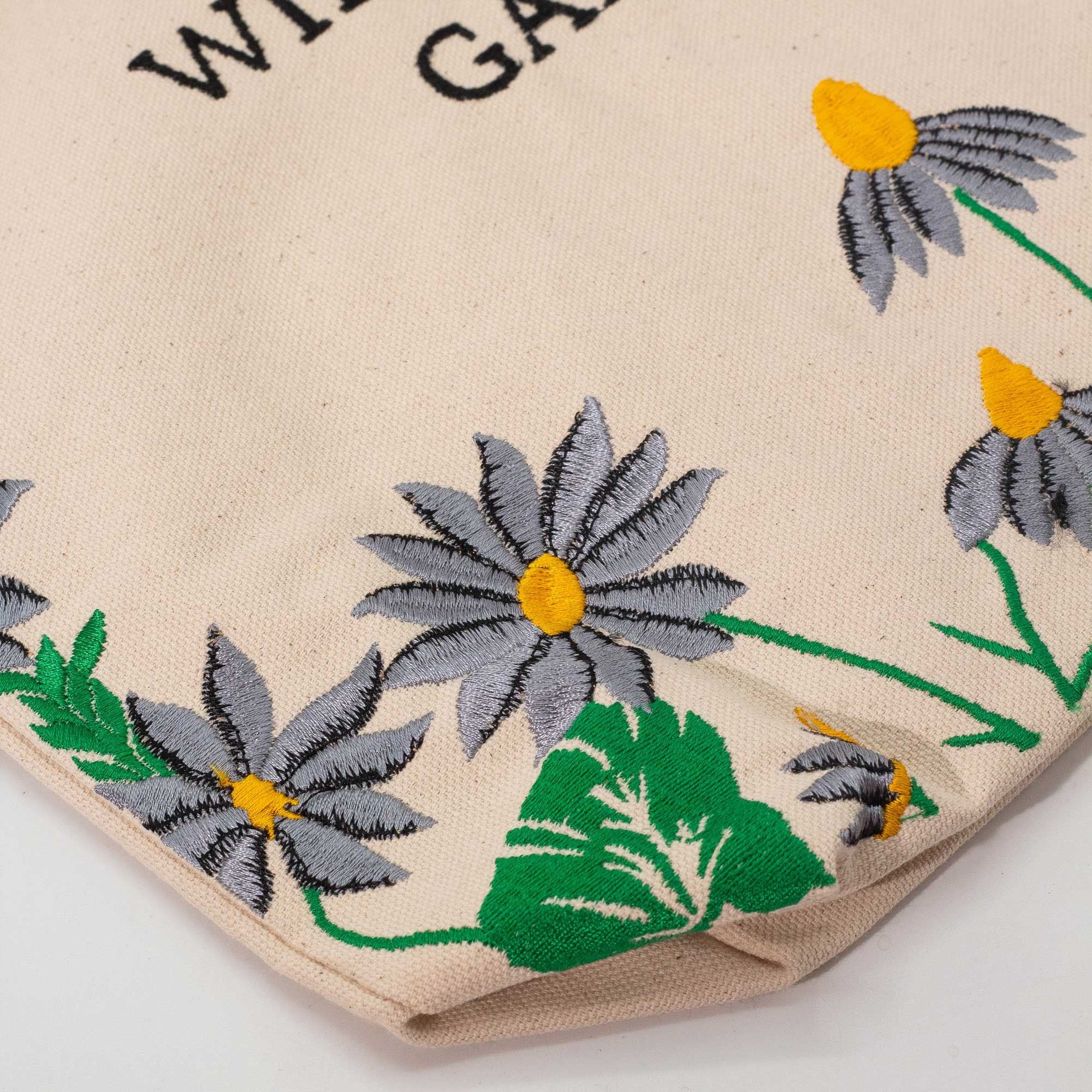 Agnes + Cat Wildflower Garden Tote Bag - Purple Flowers | Velora