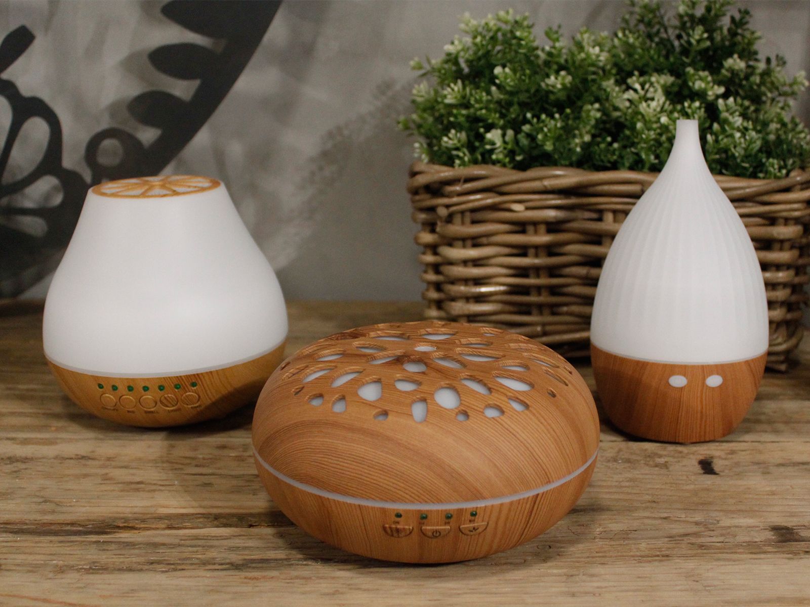 Oslo Aroma Diffuser | Pebble Design | USB | 7-Colour LED | Velora