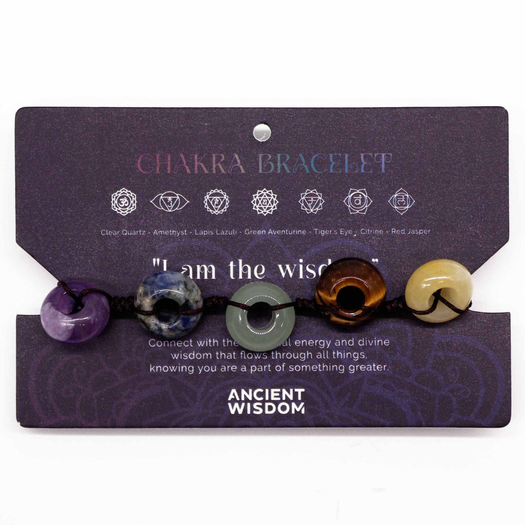 Chakra String Bracelet - Ball | I Am The Wisdom | Velora