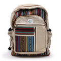 Large Hemp & Cotton Backpack – Straight Zip Style | Velora