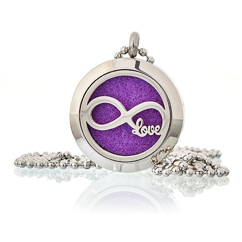 Aromatherapy Diffuser Necklace - Infinity Love 25mm | Velora