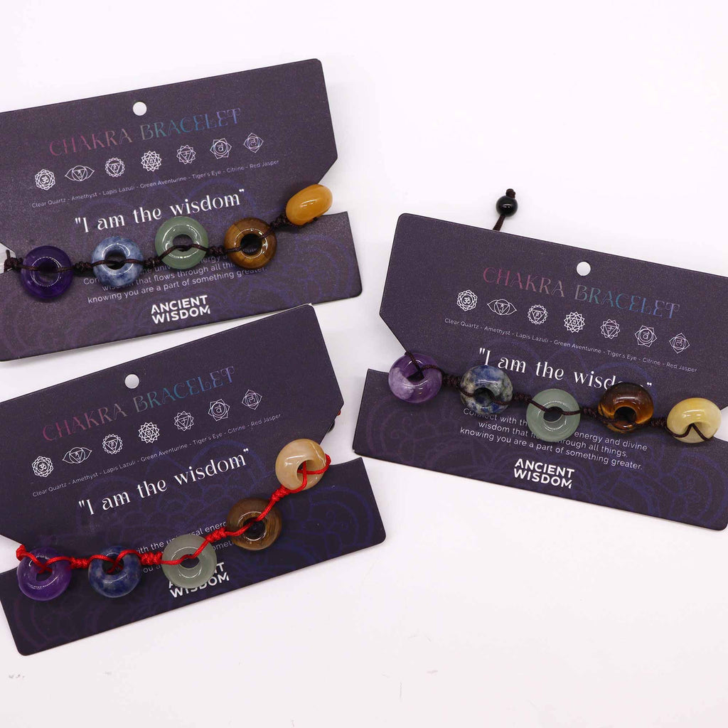 Chakra String Bracelet - Ball | I Am The Wisdom | Velora