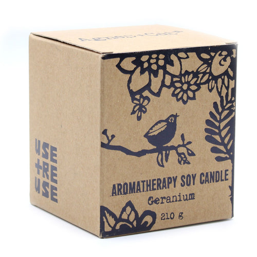 Agnes + Cat Herb Garden Candle - Geranium | Velora