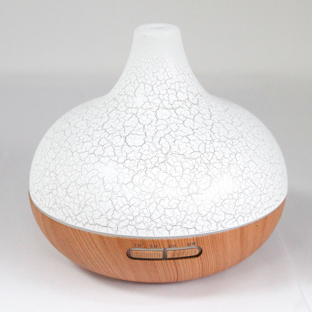 Santorini Aroma Diffuser | Shell Effect | USB | 7-Colour LED | Velora