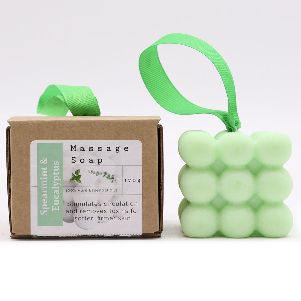 Spearmint & Eucalyptus Massage Soap Bar - 170g | Velora
