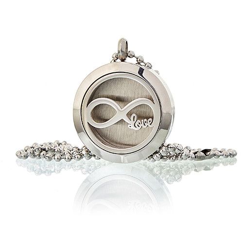 Aromatherapy Diffuser Necklace - Infinity Love 25mm | Velora