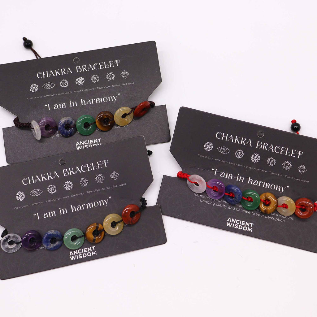 Chakra String Bracelet - Mini Donuts | Velora