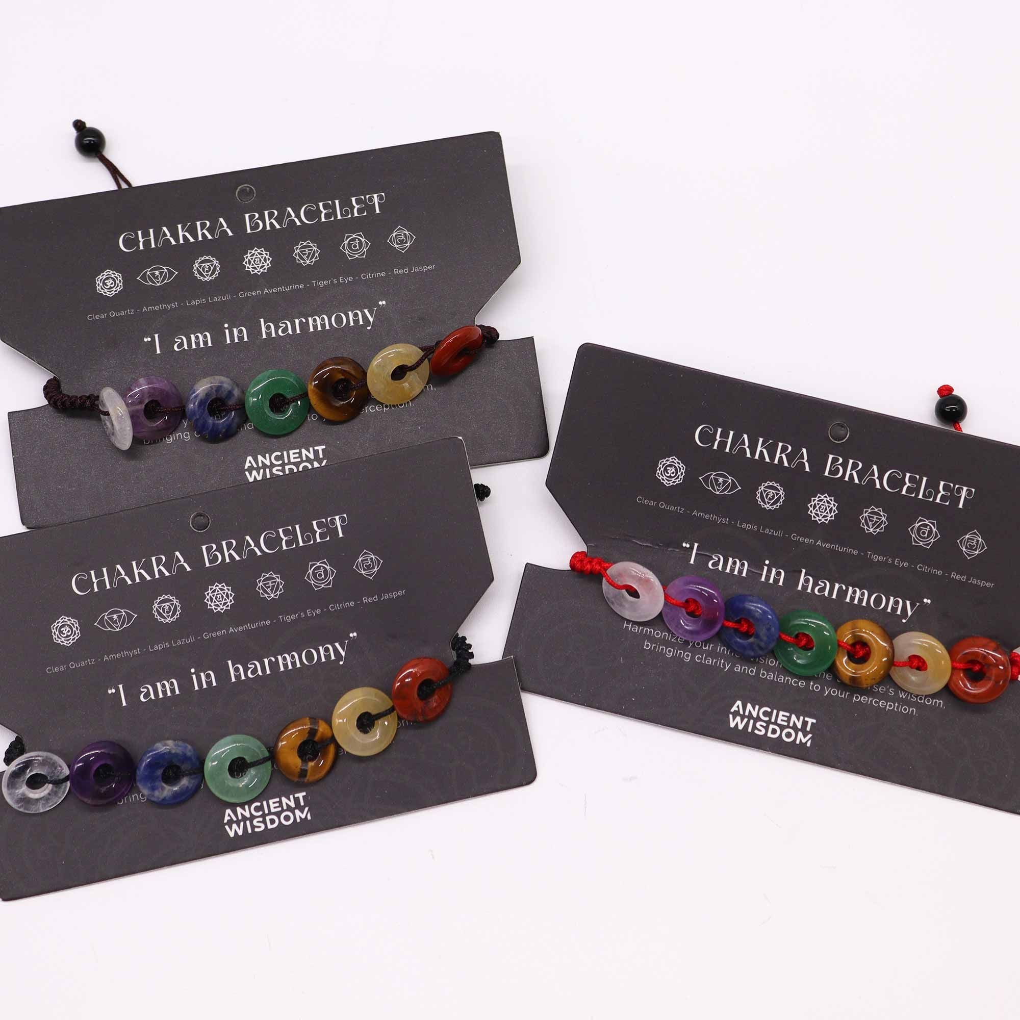 Chakra String Bracelet - Mini Donuts | Velora