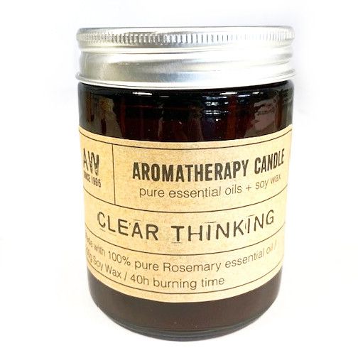 Aromatherapy Soy Wax Candle - Clear Thinking | Velora