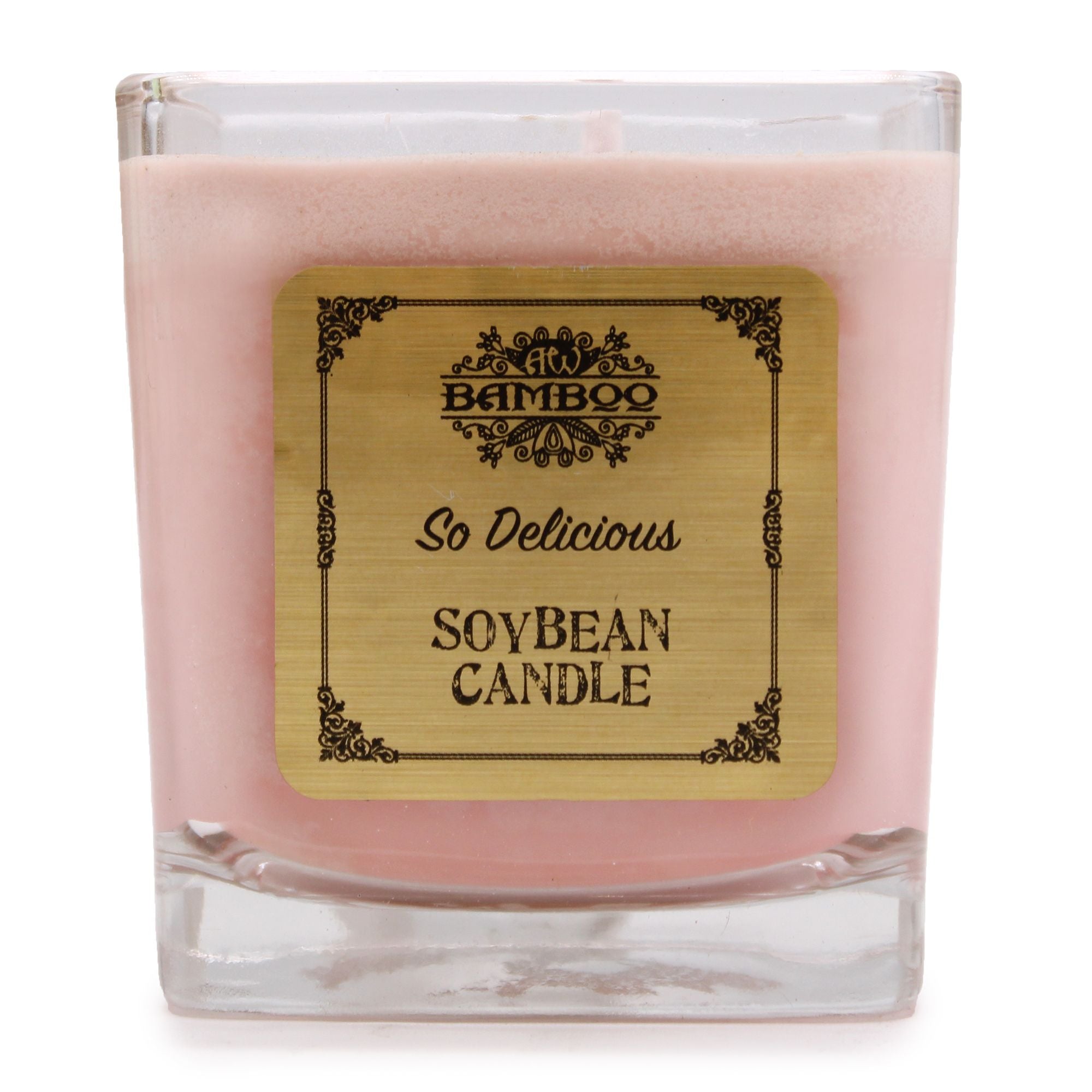 So Delicious Soy Wax Candle | Recycled Glass Jar | Velora