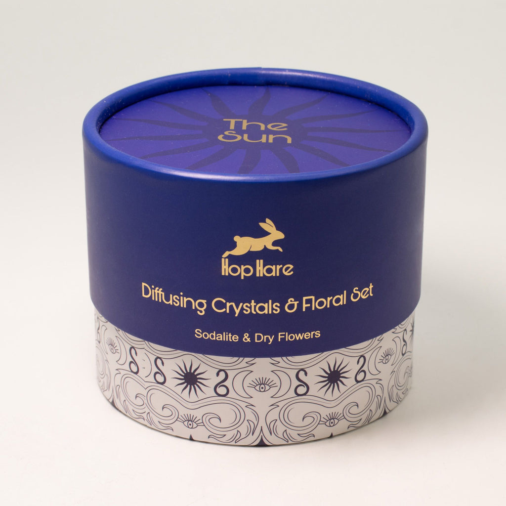Hop Hare Diffusing Crystals & Floral Set - The Sun | Velora