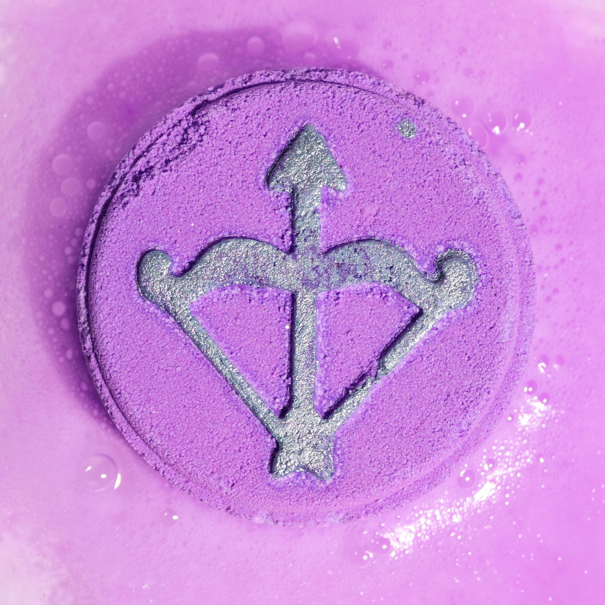 Sagittarius Zodiac Bath Fizzers with Horoscope | Set of 2 | Velora