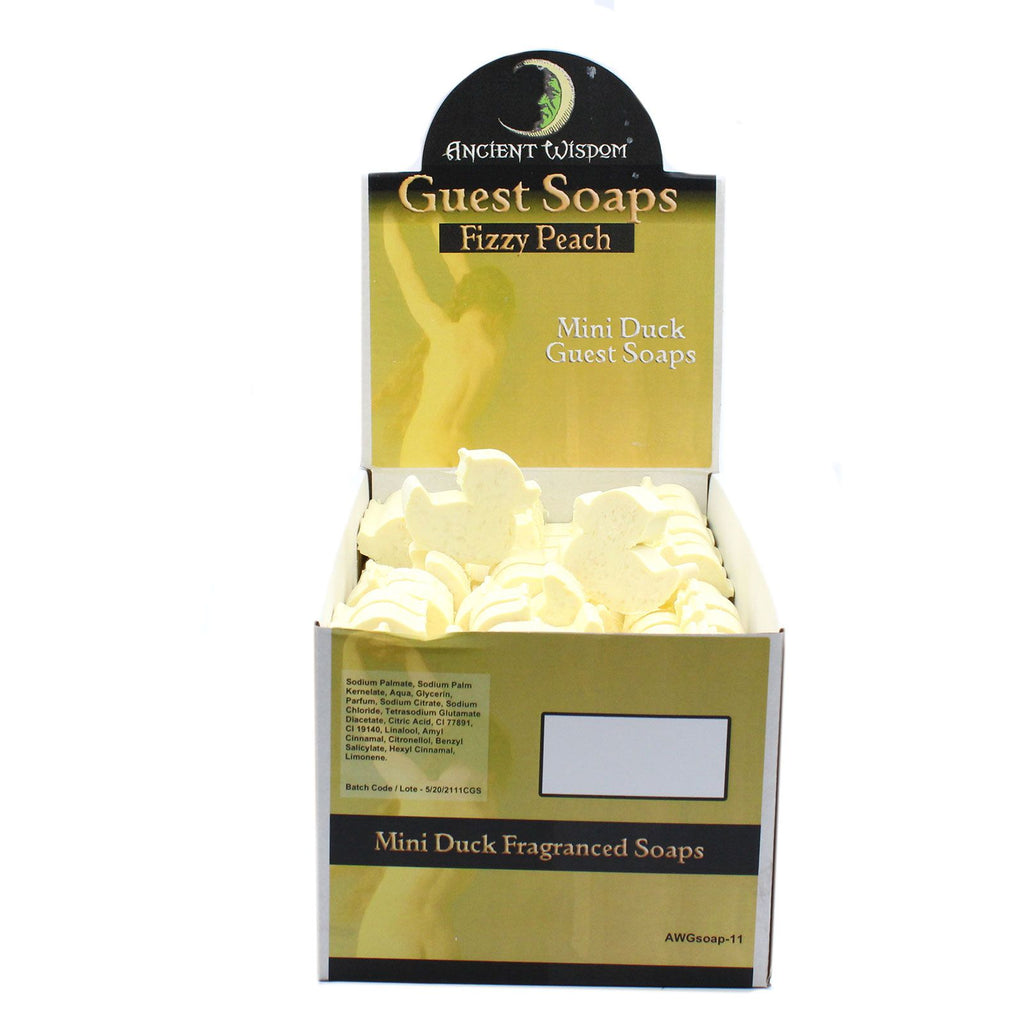 Yellow Duck Guest Soap - Fizzy Peach | Set of 10 | Velora