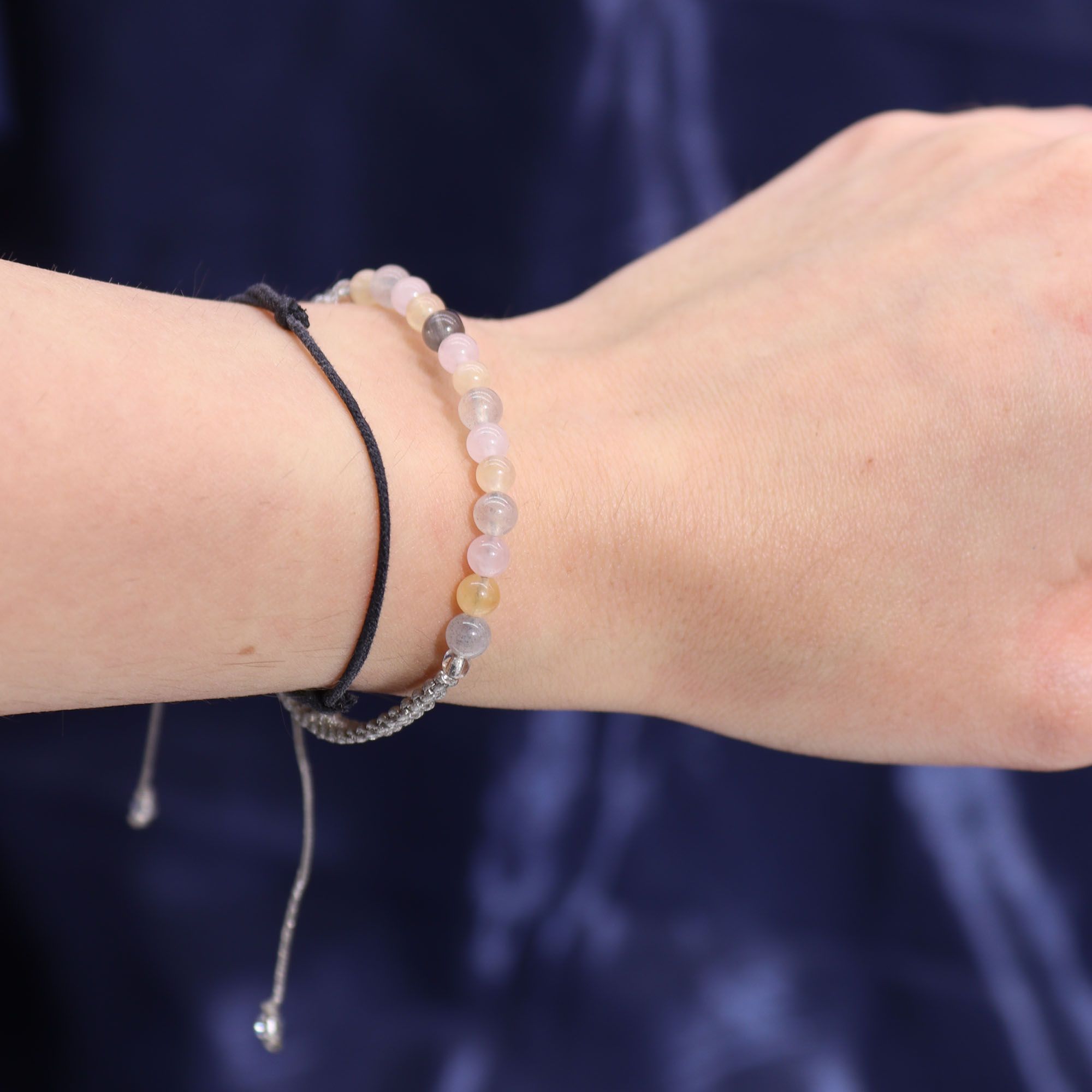 Gemini Zodiac Crystal Candle & Gemstone Bracelet | Velora