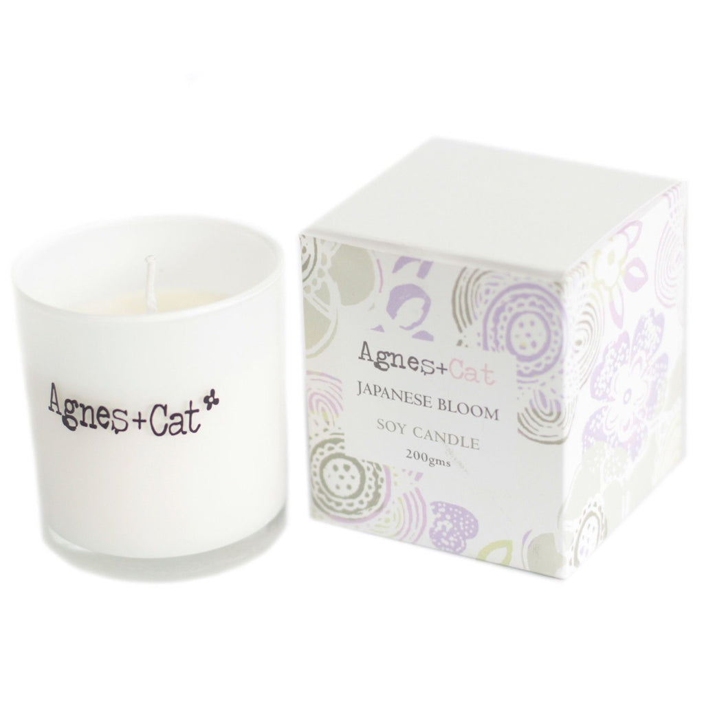 Agnes + Cat Votive Candle - Japanese Bloom | Velora