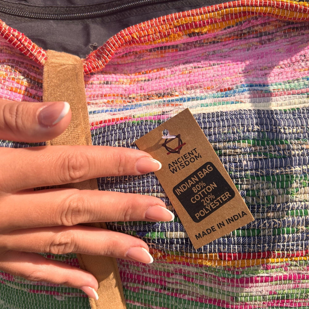 Recycled Big Rug Bag - Shades of Dusk | Velora