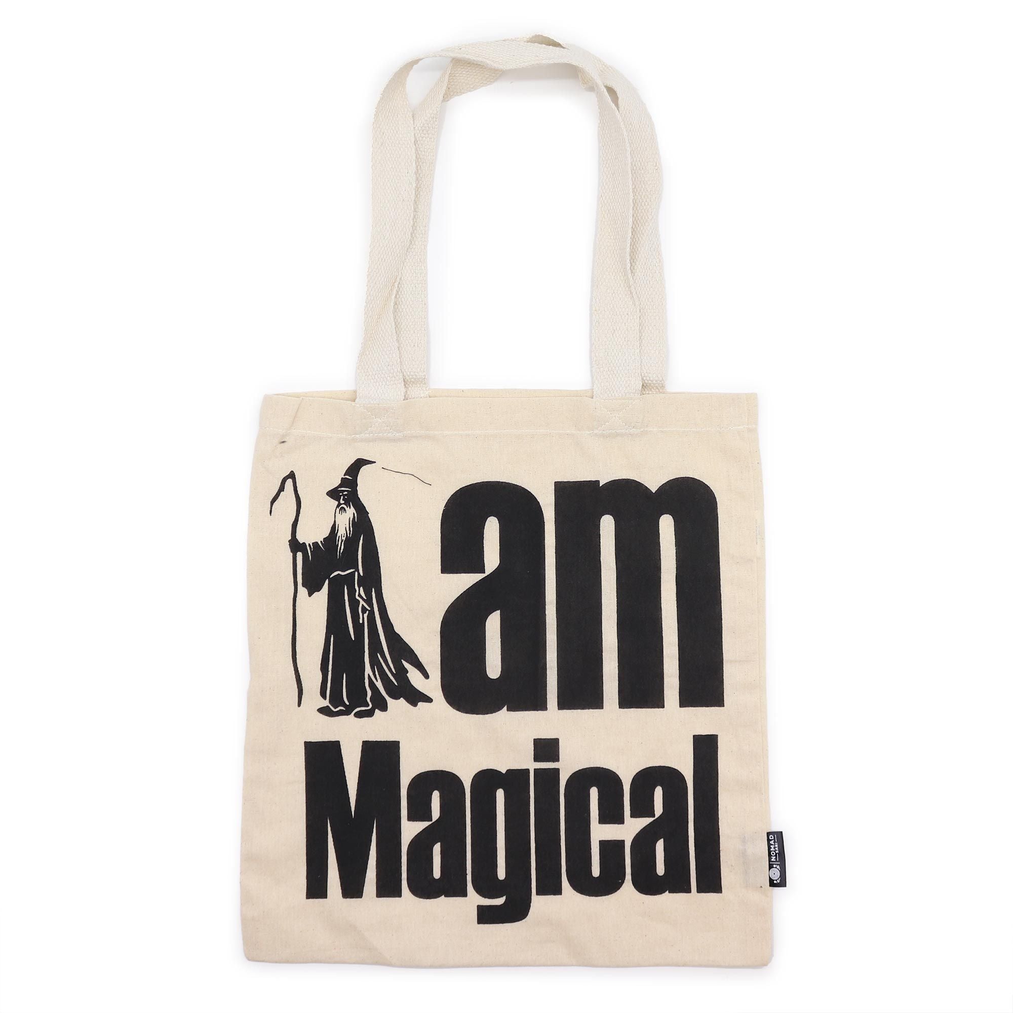 Iconic Basic Tote Bag - I Am Magical - Natural 4oz | Velora