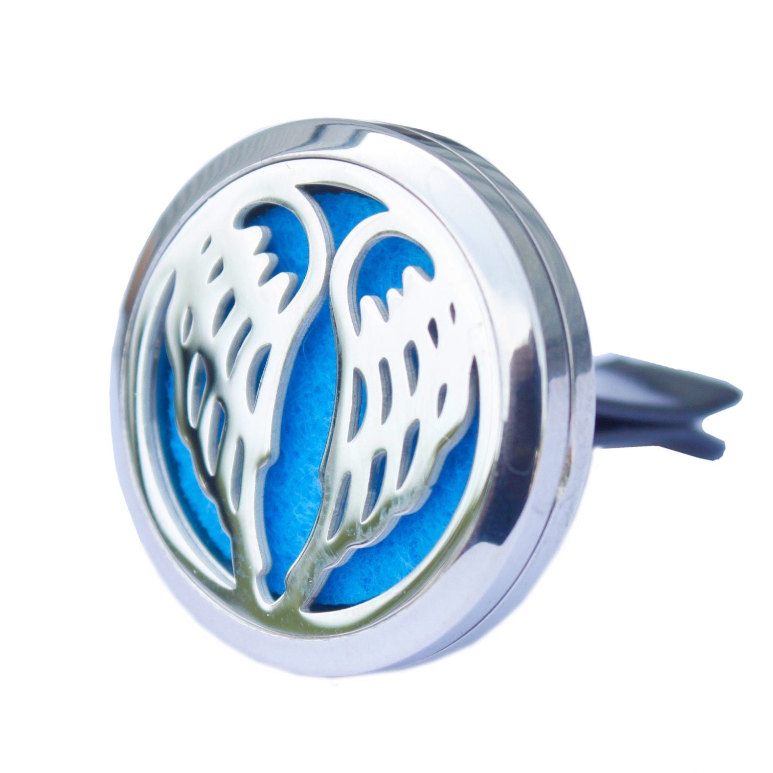 Angel Wings Car Diffuser Kit 30mm - Stainless Steel Locket | Velora