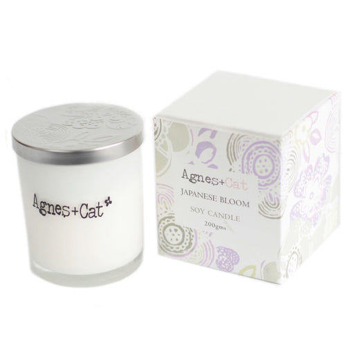 Agnes + Cat Votive Candle - Japanese Bloom | Velora