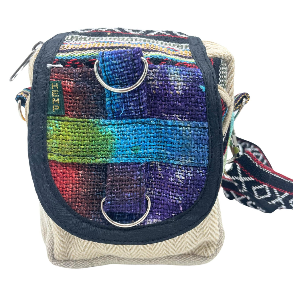 Tie-Dye Hemp Messenger Bag | Velora