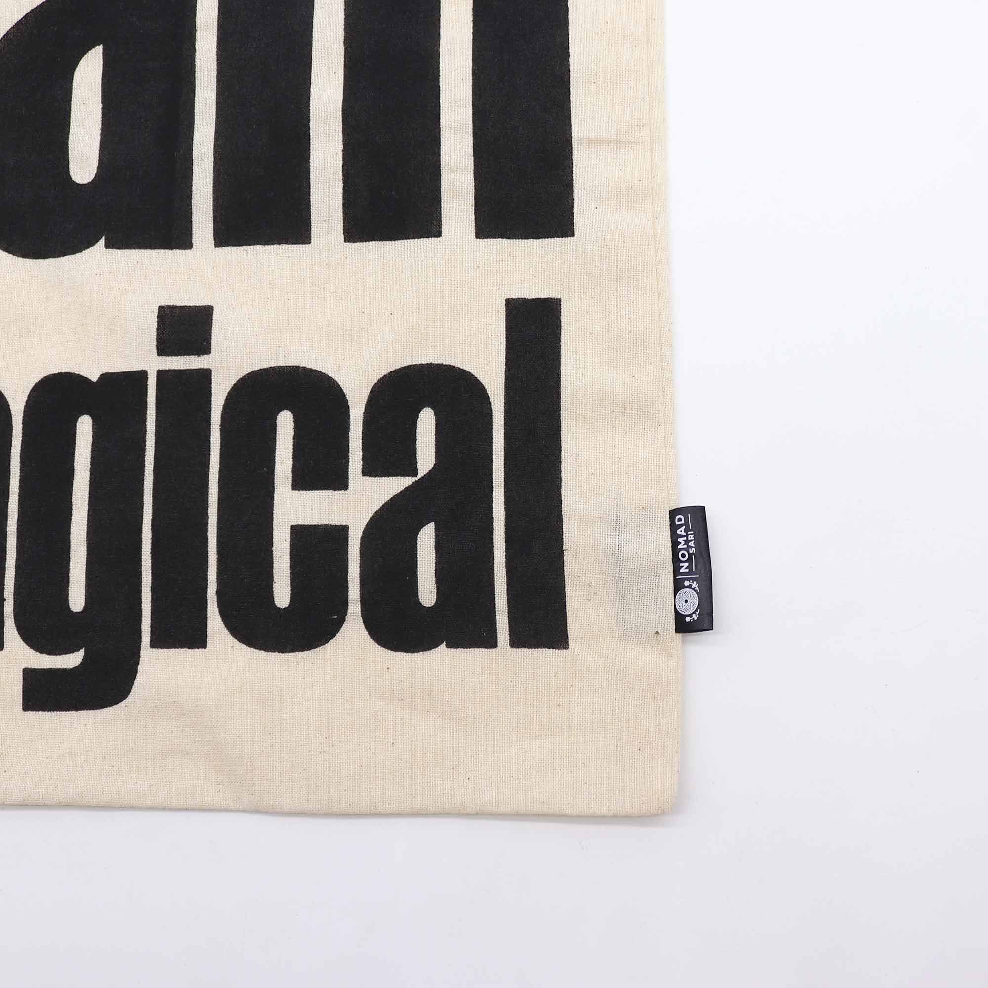 Iconic Basic Tote Bag - I Am Magical - Natural 4oz | Velora