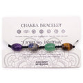Chakra String Bracelet - Beads | I Trust My Intuition | Velora