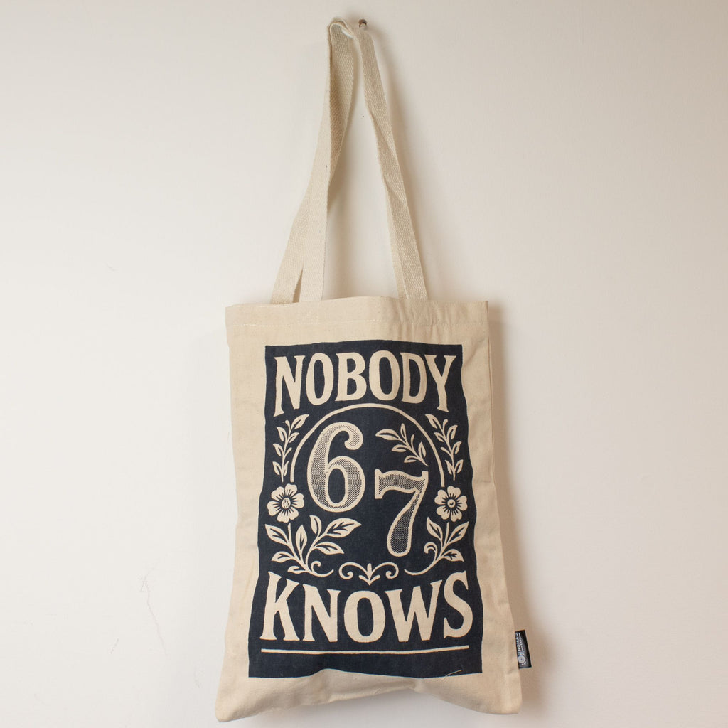 Nomad Sari Tote Bag - Nobody Knows 67 | Natural Canvas | Velora