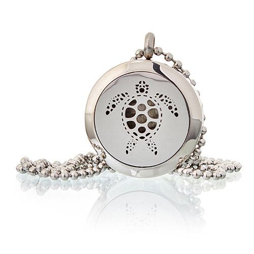 Aromatherapy Diffuser Necklace - Turtle 25mm | Velora