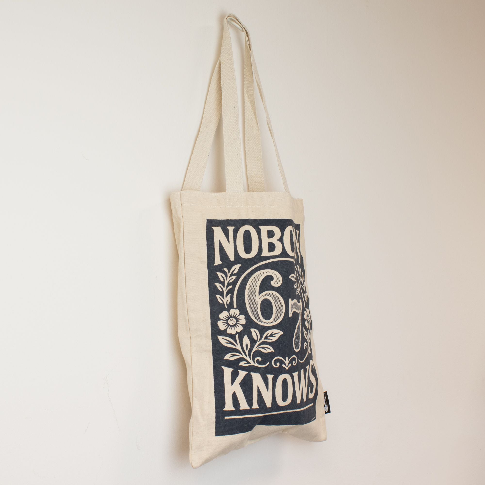 Nomad Sari Tote Bag - Nobody Knows 67 | Natural Canvas | Velora