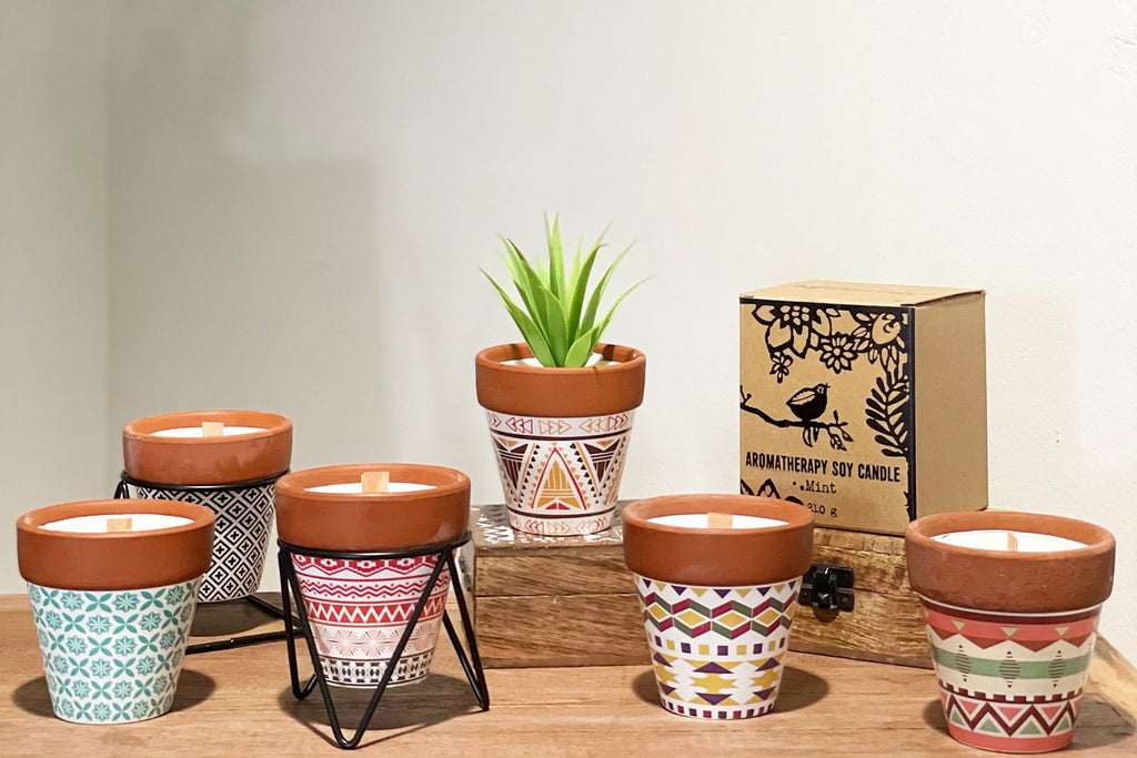 Agnes + Cat Herb Garden Candle - Rosemary | Velora