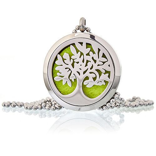 Aromatherapy Diffuser Necklace - Tree of Life 30mm | Velora