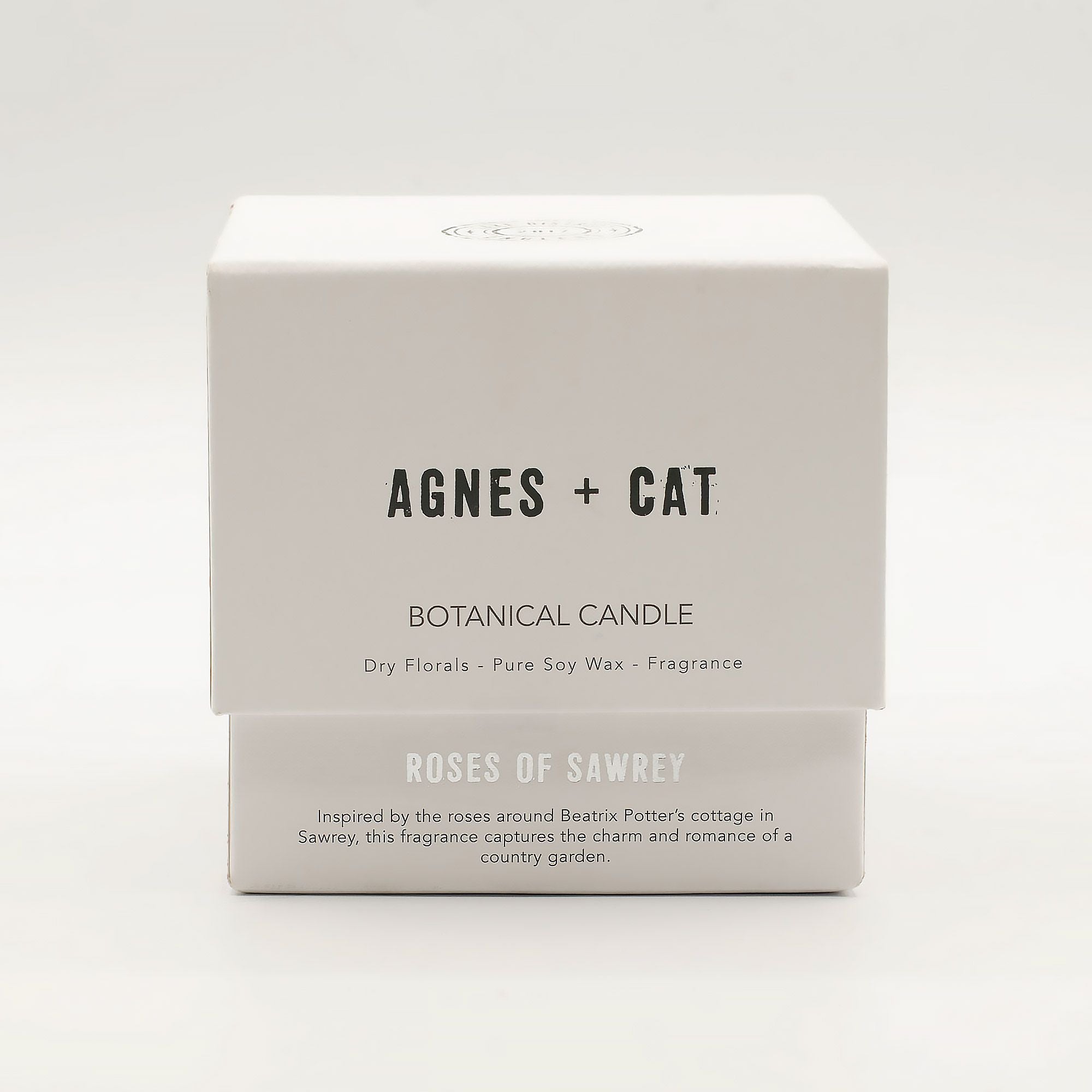 Agnes + Cat Botanical Soy Wax Candle - Roses of Sawrey | Velora
