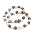 Gemstone Friendship Bracelets - Peace | Picasso Jasper & White Howlite | Velora