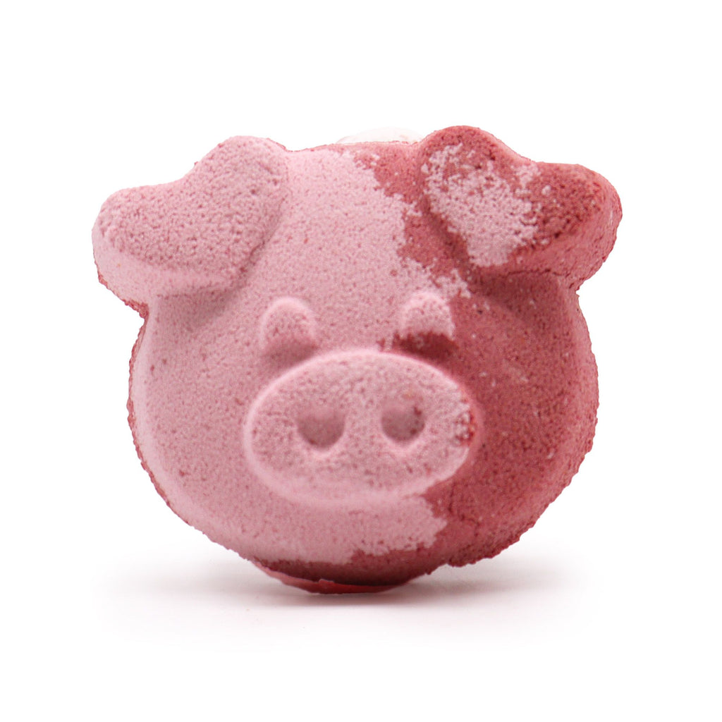 Pig Bath Bomb - Vanilla Cupcake | 70g | Velora