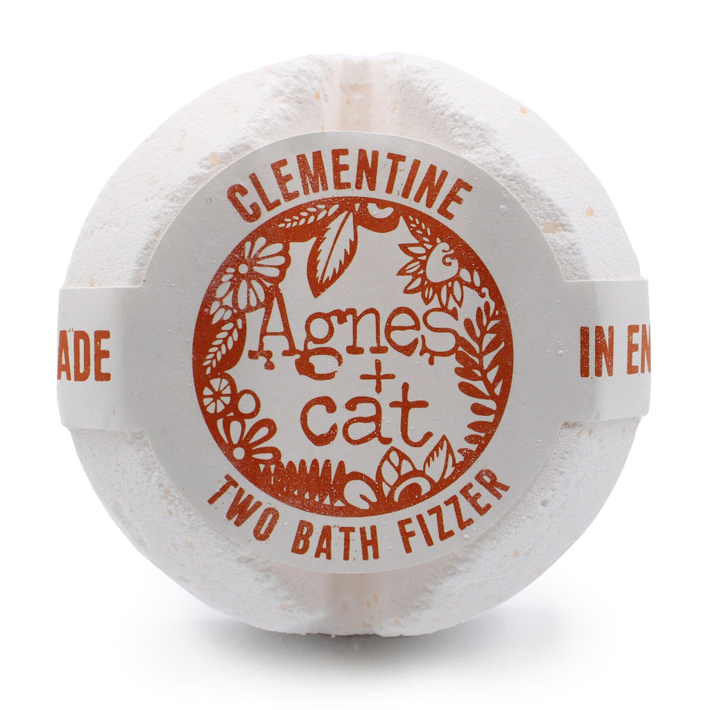 Agnes + Cat Bath Fizzer - Clementine | Velora
