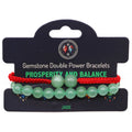 Jade Double Power Bracelet | Gemstone String Bracelet | Velora