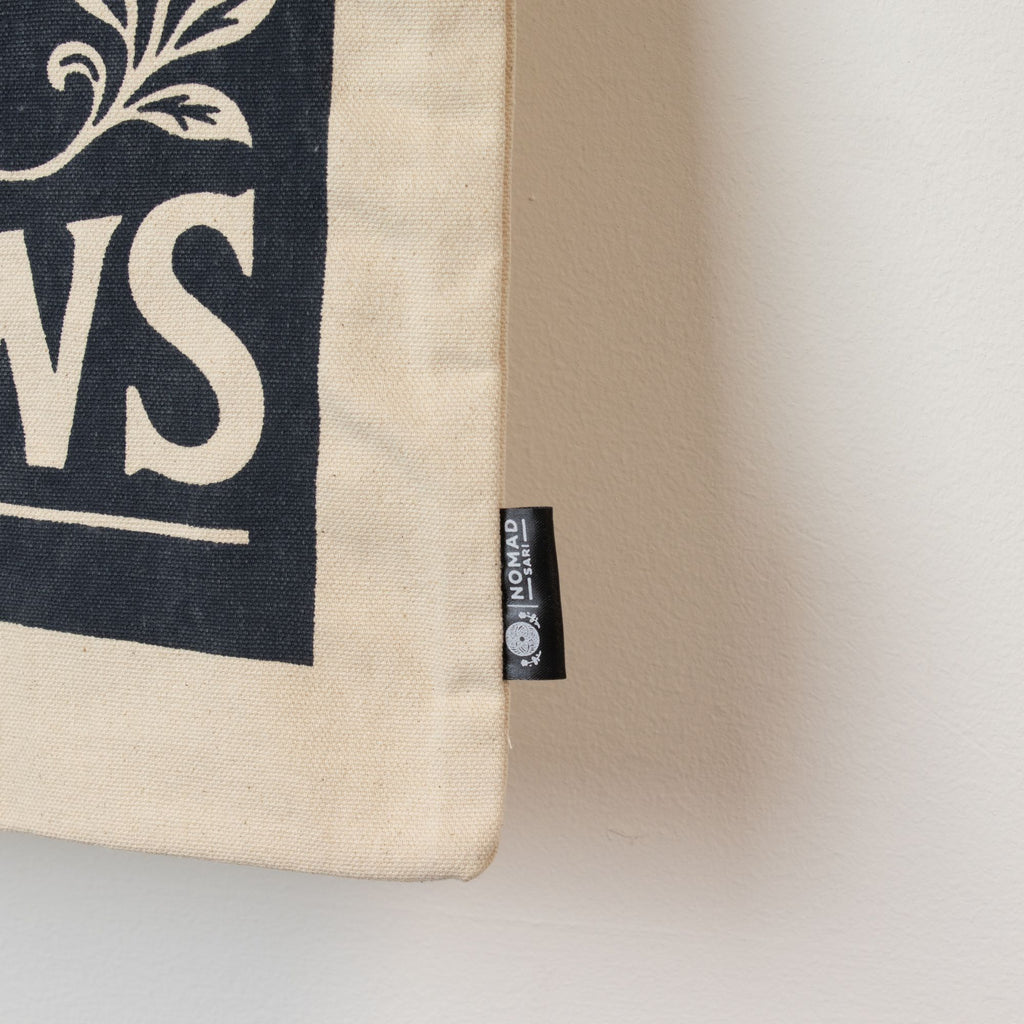 Nomad Sari Tote Bag - Nobody Knows 67 | Natural Canvas | Velora