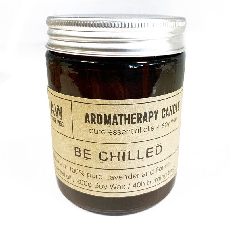 Aromatherapy Soy Wax Candle - Be Chilled | Velora