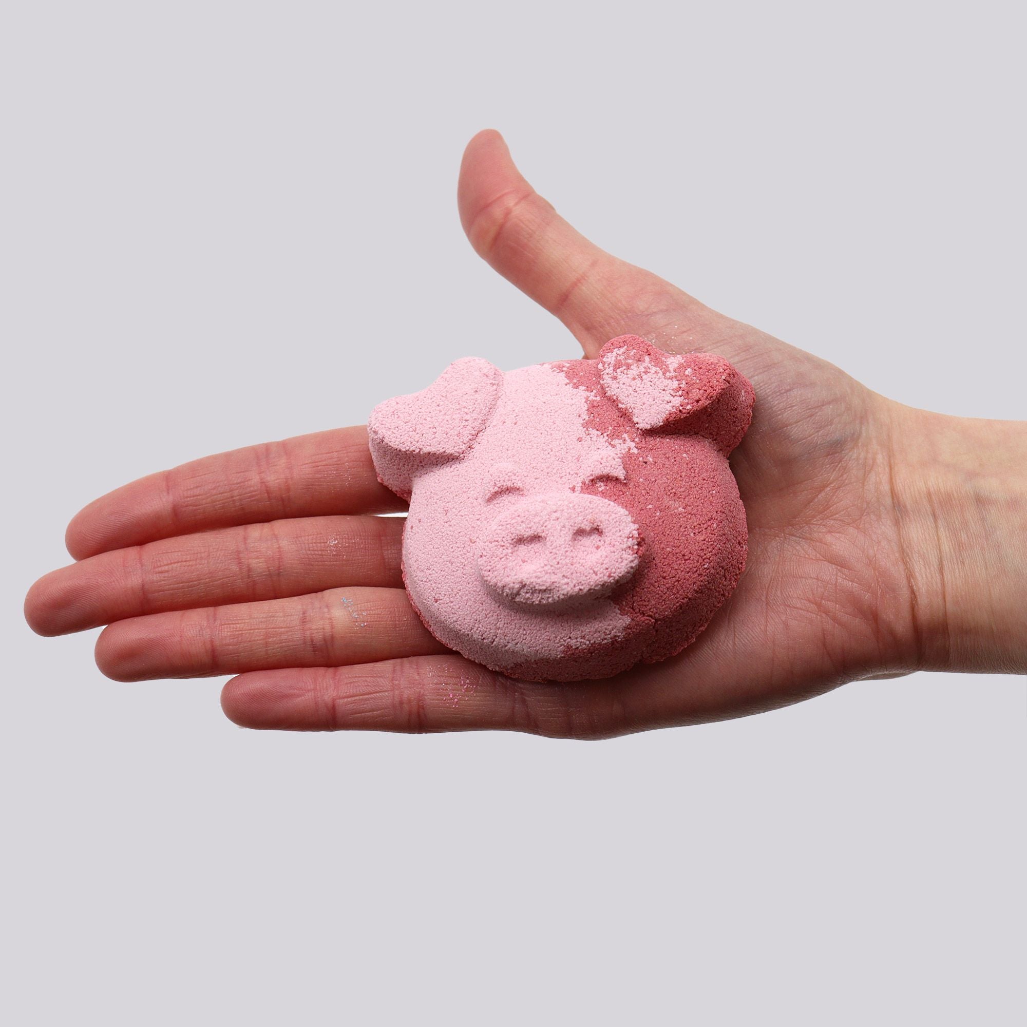 Pig Bath Bomb - Vanilla Cupcake | 70g | Velora