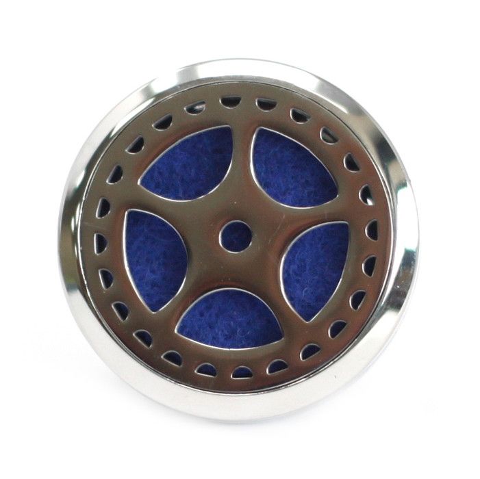 Auto Wheel Car Diffuser Kit 30mm - Stainless Steel Locket | Velora