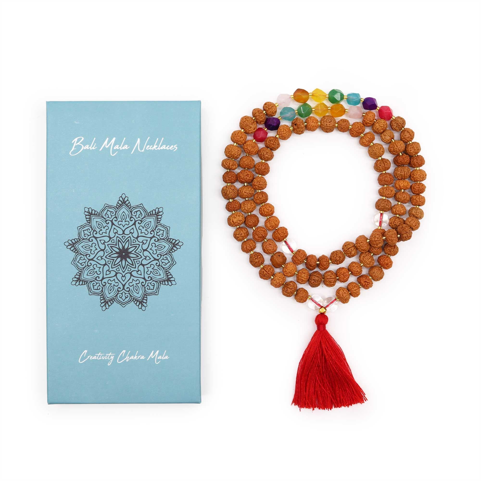 Creativity Chakra Bali Mala Necklace | Handcrafted Spiritual Jewellery