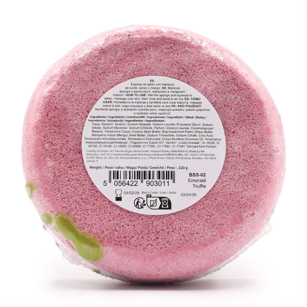 Butter Bubble Soap Sponge - Emerald Truffle | Velora