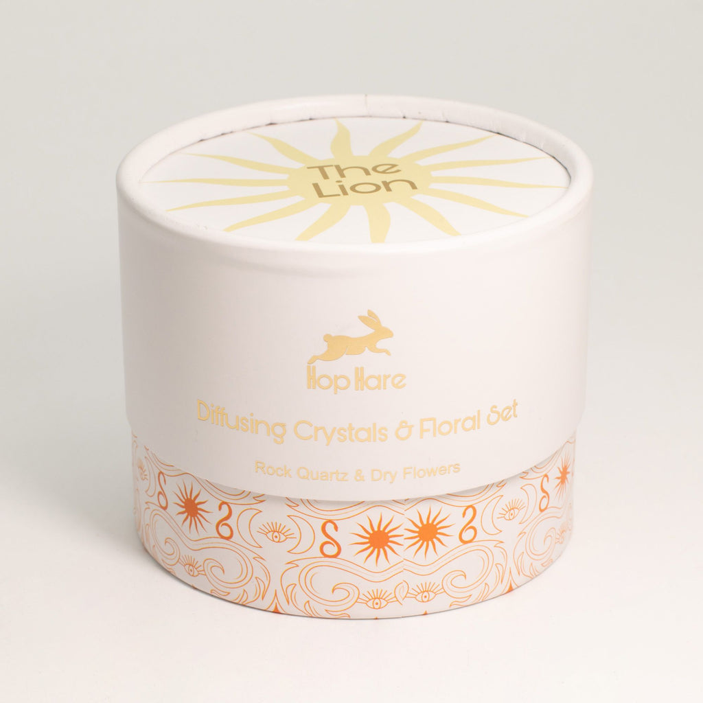 Hop Hare Diffusing Crystals & Floral Set - The Lion | Velora