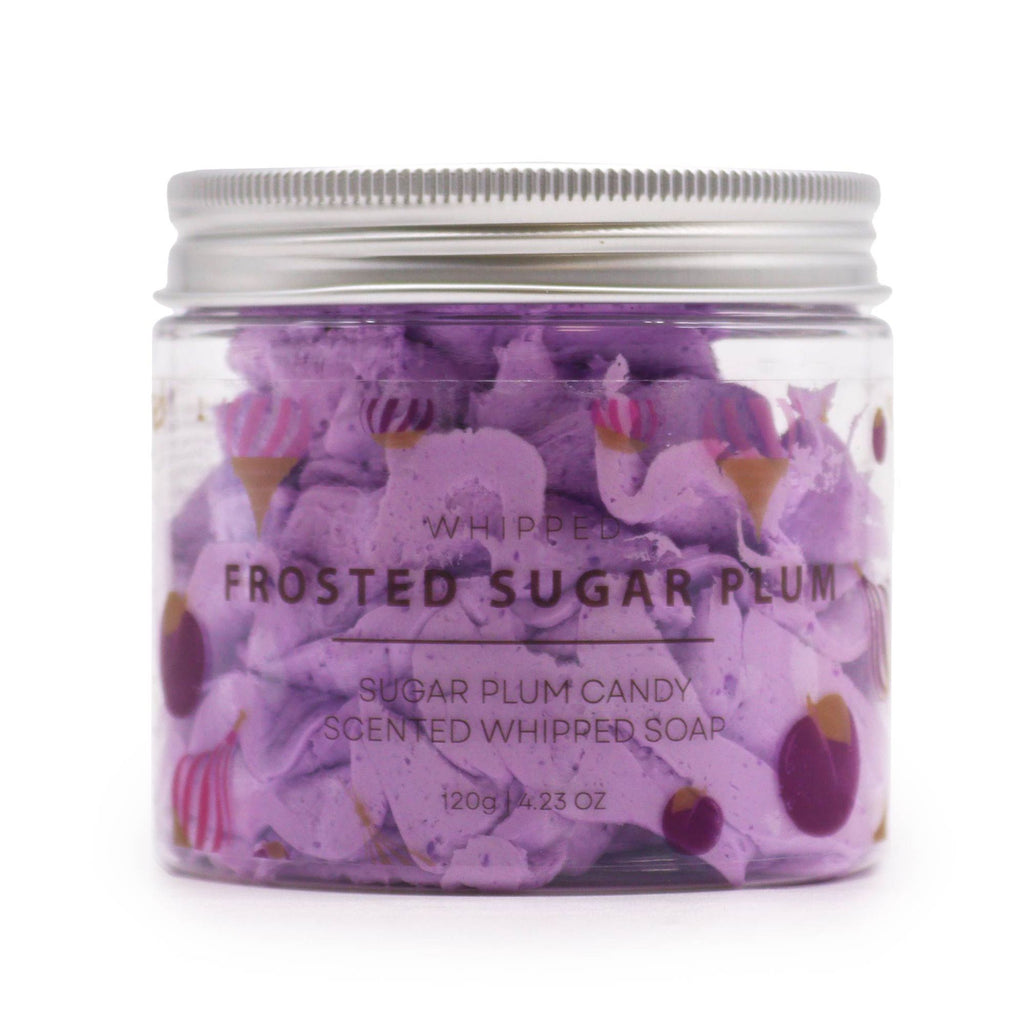 Frosted Sugar Plum Whipped Soap - 120g | Velora