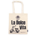 Iconic Basic Tote Bag - La Dolce Vita - Natural 4oz | Velora