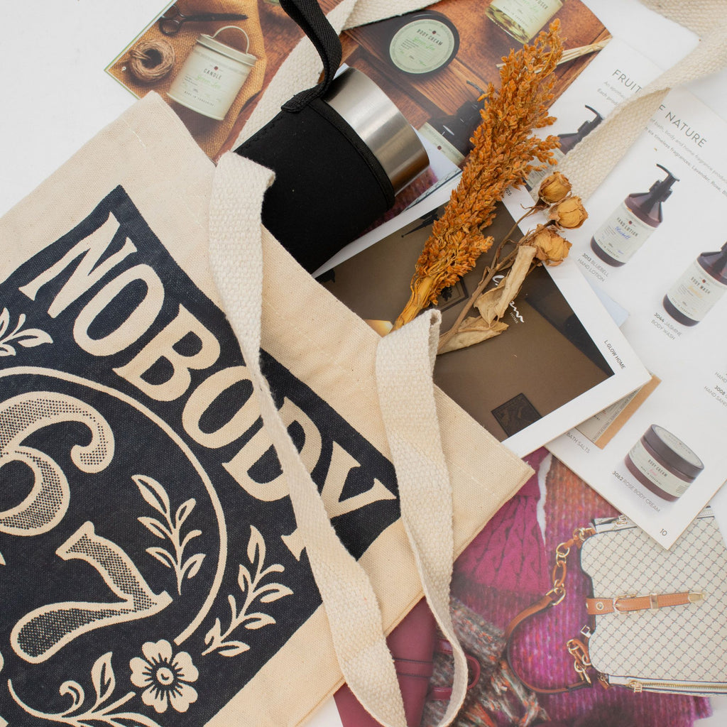 Nomad Sari Tote Bag - Nobody Knows 67 | Natural Canvas | Velora