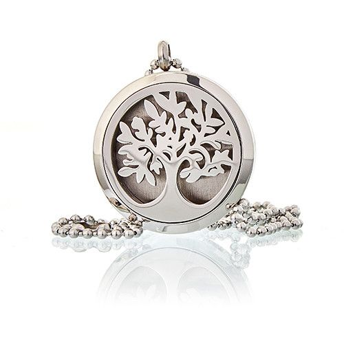 Aromatherapy Diffuser Necklace - Tree of Life 30mm | Velora