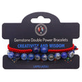 Gemstone Double Power Bracelet - Lapis Lazuli | Velora