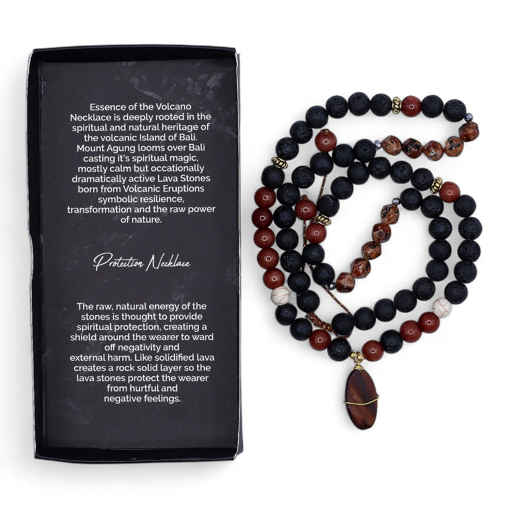 Essence of the Volcano Necklace – Protection | Velora